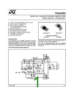 浏览型号TDA2052的Datasheet PDF文件第1页