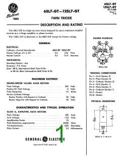 浏览型号6SL7-GT的Datasheet PDF文件第1页