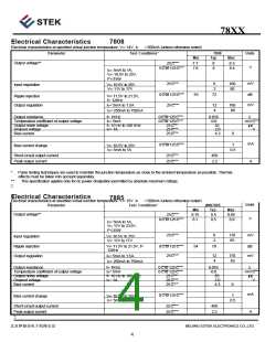 浏览型号78XX的Datasheet PDF文件第4页