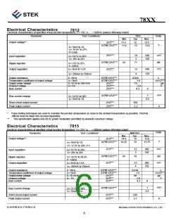 浏览型号78XX的Datasheet PDF文件第6页