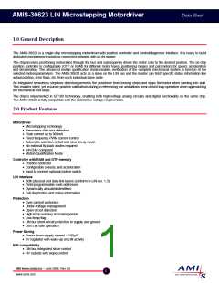 浏览型号AMIS-30623-AGA的Datasheet PDF文件第1页