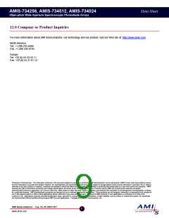 浏览型号AMIS-734512的Datasheet PDF文件第9页