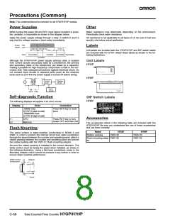 浏览型号H7HP-C8的Datasheet PDF文件第8页