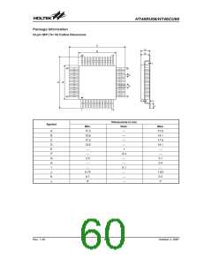 浏览型号HT46RU66的Datasheet PDF文件第60页