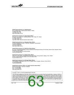 浏览型号HT46RU66的Datasheet PDF文件第63页
