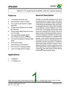 浏览型号APA2065的Datasheet PDF文件第1页