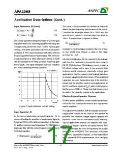 浏览型号APA2065的Datasheet PDF文件第17页