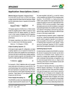 浏览型号APA2065的Datasheet PDF文件第18页