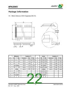 浏览型号APA2065的Datasheet PDF文件第22页