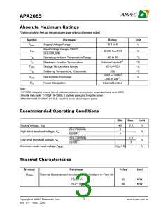 浏览型号APA2065的Datasheet PDF文件第3页