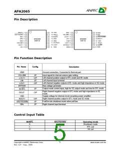 浏览型号APA2065的Datasheet PDF文件第5页