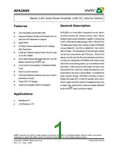 浏览型号APA2069的Datasheet PDF文件第1页