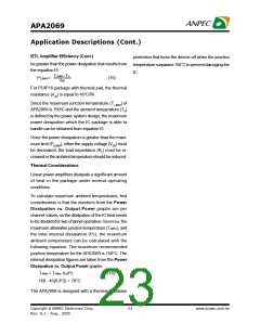 浏览型号APA2069的Datasheet PDF文件第23页