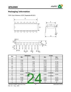 浏览型号APA2069的Datasheet PDF文件第24页