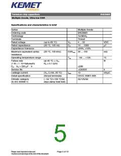 浏览型号B45396R1477M509的Datasheet PDF文件第5页