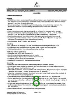浏览型号B59807A0090A062的Datasheet PDF文件第8页