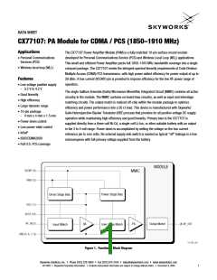 浏览型号CX77107-14P的Datasheet PDF文件第1页