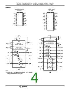 浏览型号HIN232CBZ的Datasheet PDF文件第4页
