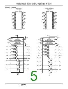 浏览型号HIN232CBZ的Datasheet PDF文件第5页