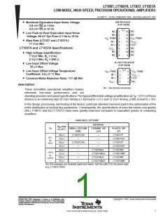 浏览型号LT1007CP的Datasheet PDF文件第1页