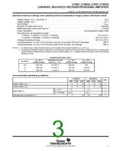浏览型号LT1007CP的Datasheet PDF文件第3页