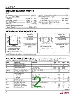 浏览型号LTC3407EDD的Datasheet PDF文件第2页