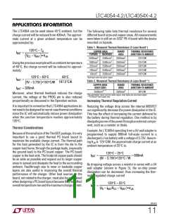 浏览型号LTC4054-4.2的Datasheet PDF文件第11页