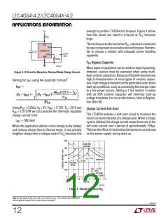 浏览型号LTC4054-4.2的Datasheet PDF文件第12页