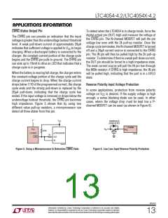浏览型号LTC4054-4.2的Datasheet PDF文件第13页