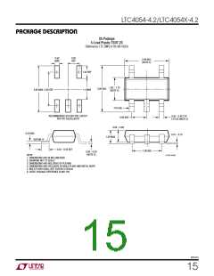 浏览型号LTC4054-4.2的Datasheet PDF文件第15页