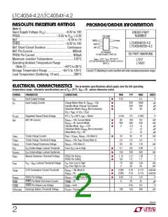 浏览型号LTC4054-4.2的Datasheet PDF文件第2页