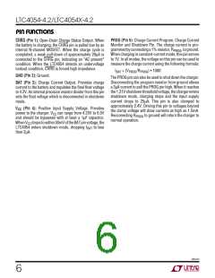 浏览型号LTC4054-4.2的Datasheet PDF文件第6页