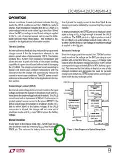 浏览型号LTC4054-4.2的Datasheet PDF文件第9页