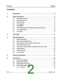 浏览型号M25P32-VMW6PB的Datasheet PDF文件第2页