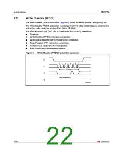 浏览型号M25P32-VMF6TG的Datasheet PDF文件第22页