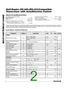 浏览型号MAX13487E的Datasheet PDF文件第2页