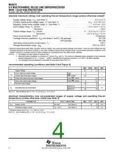 浏览型号MAX211CDBG4的Datasheet PDF文件第4页
