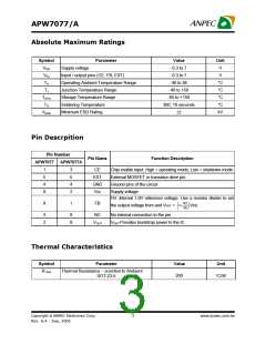 浏览型号APW7077ZBI-TU的Datasheet PDF文件第3页