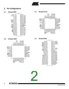 浏览型号AT89S52-24SI的Datasheet PDF文件第2页