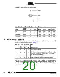 浏览型号AT89S52-24SI的Datasheet PDF文件第20页