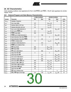 浏览型号AT89S52-24SI的Datasheet PDF文件第30页