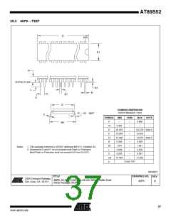 浏览型号AT89S52-24SI的Datasheet PDF文件第37页