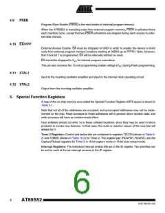 浏览型号AT89S52-24AU的Datasheet PDF文件第6页