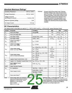 浏览型号AT89S53_06的Datasheet PDF文件第25页