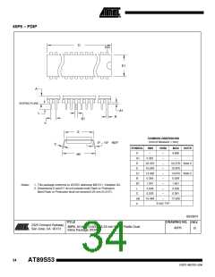 浏览型号AT89S53_06的Datasheet PDF文件第34页