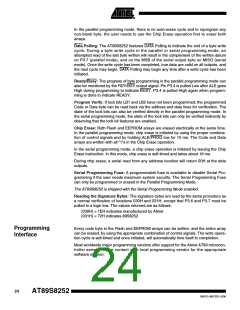 浏览型号AT89S8252_06的Datasheet PDF文件第24页