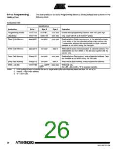 浏览型号AT89S8252_06的Datasheet PDF文件第26页