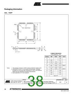 浏览型号AT89S8252_06的Datasheet PDF文件第38页