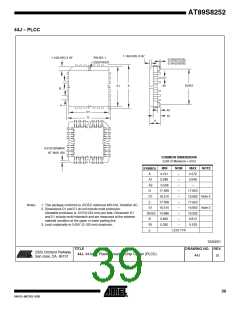 浏览型号AT89S8252_06的Datasheet PDF文件第39页