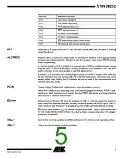 浏览型号AT89S8252_06的Datasheet PDF文件第5页